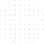 A visual representation of a blue and purple dotted pattern, animated with a heartbeat pulse effect