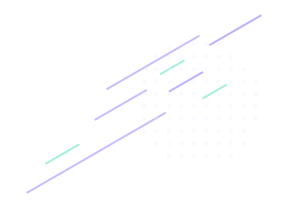 Sets of short green, blue, and white lines combined with circle-shaped bluish transparent dots, creating a smooth, calming, and cool visual effect.