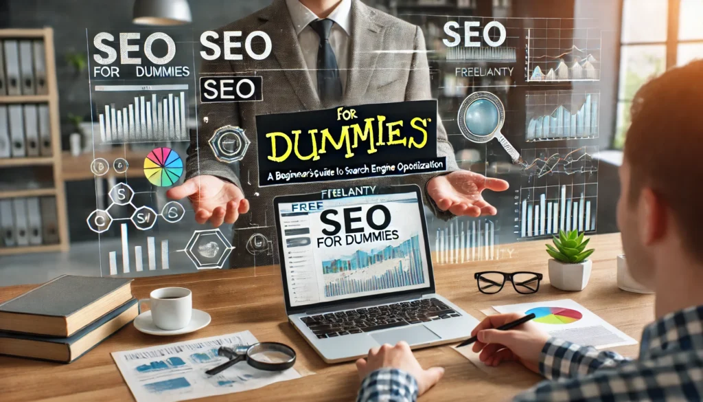 Featured image of the blog titled '5 Powerful Tips for SEO for Dummies to Boost Online Visibility,' providing simple and effective SEO tips for improving online presence.