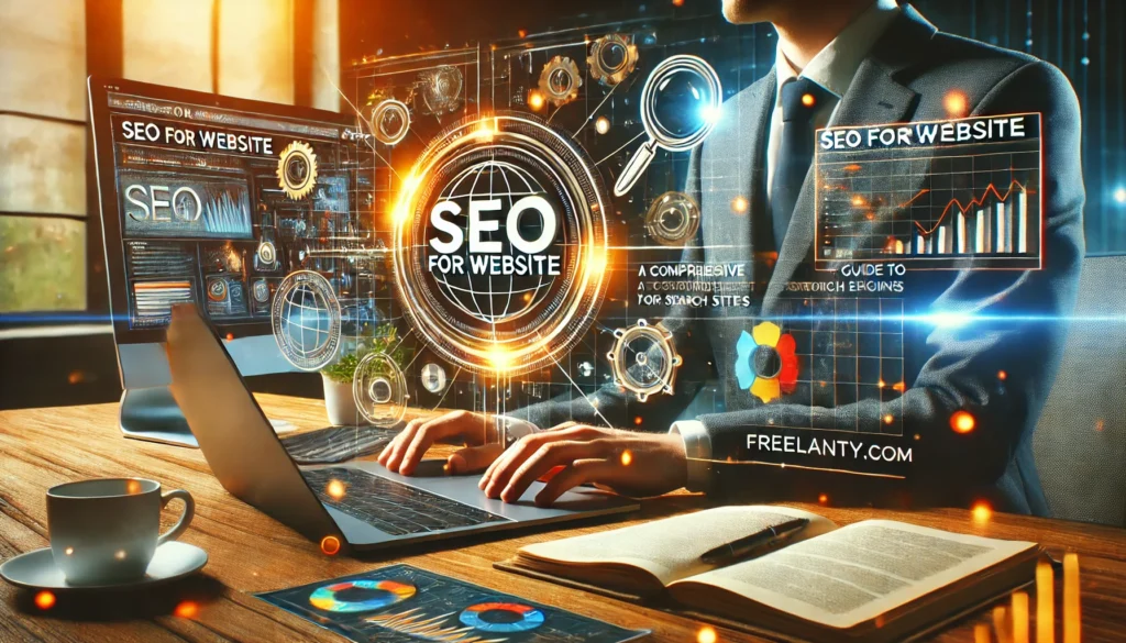 Featured image of the blog titled '10 Proven Tactics for SEO for Websites to Dominate Search Engines,' highlighting effective SEO techniques for achieving top search engine rankings.