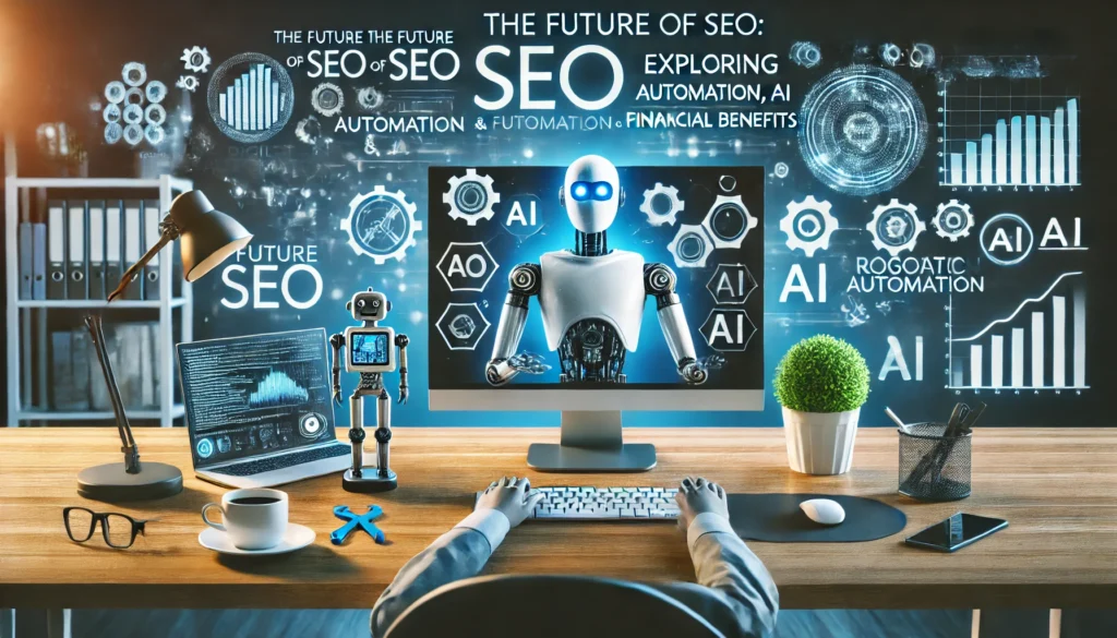 Featured image of the blog titled '10 Powerful Insights Into the Future of SEO: Automation & AI Trends,' highlighting key developments in SEO automation and AI-driven strategies.