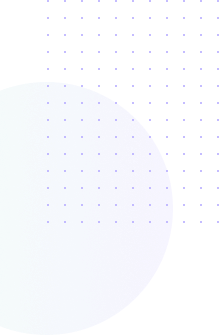 Rectangular-shaped sets of bluish dots with a gradient circle, creating a cool visual effect.